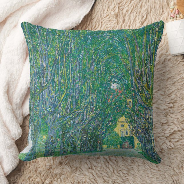 Coussin Gustav Klimt: Avenue of Schloss Kammer Park (Couverture)