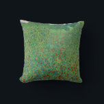 Coussin Gustav Klimt - Champ de pavot<br><div class="desc">Champ de pavot / Champ de pavots - Gustav Klimt,  Huile sur toile,  1907</div>