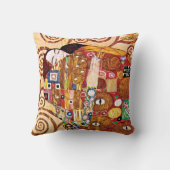 Coussin Gustav Klimt - Le Baiser - Art Nouveau Ancien (Verso)
