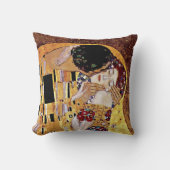 Coussin Gustav Klimt - Le Baiser - Art Nouveau Ancien (Recto)