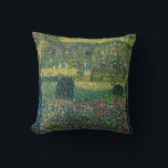 Coussin Gustav Klimt - Maison de campagne de l'Attersee<br><div class="desc">Maison de campagne par l'Attersee - Gustav Klimt,  Huile sur toile,  1914</div>