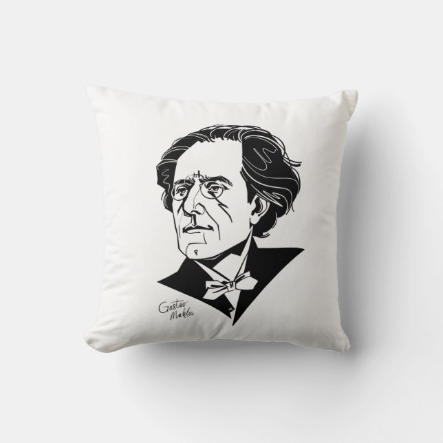 Coussin Gustav Mahler (Recto)