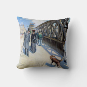 Coussin Gustave Caillebotte - Le Pont de l'Europe