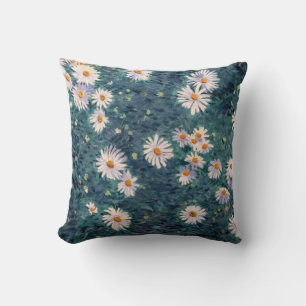 Coussin Gustave Caillebotte - Parterre de marguerites, dét