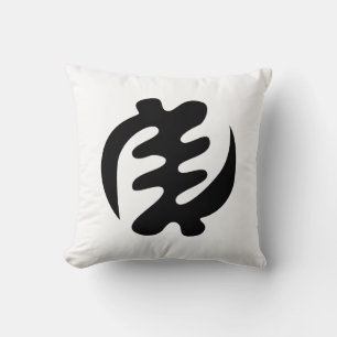 Coussin Gye Nyame God is Supreme Adinkra