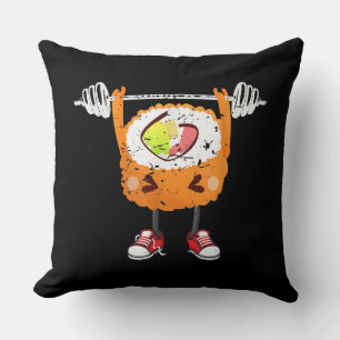 Coussin Gymnase Japonais amusant Gymnase d'haltérophilie
