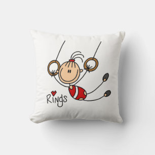 Coussin Gymnaste aux anneaux