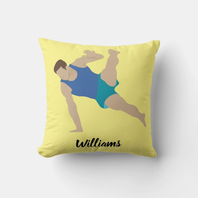 Coussin Gymnaste masculin (Recto)