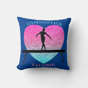 Coussin Gymnastique Coeur de poutre Jetez l'oreiller avec 