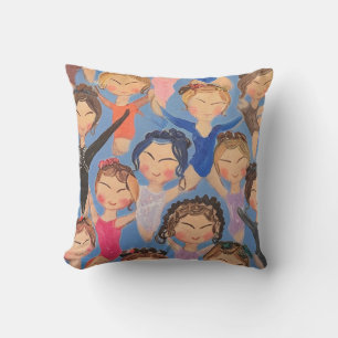 Coussin Gymnastique coloré cadeau motif