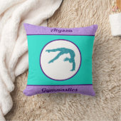 Coussin Gymnastique violet / Turquoise (Couverture)