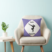 Coussin Gymnastique violette Personnalisée (Chaise)