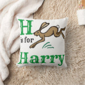 Coussin H est pour bébé garçon Harry (Couverture)