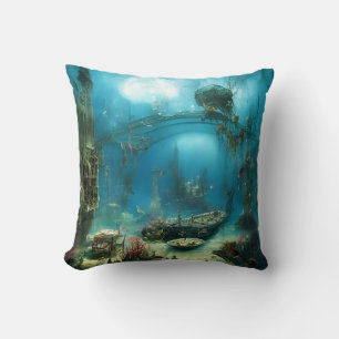 Coussin Habitat sous-marin étrange