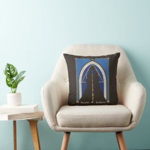 Coussin Hachette, baguette et pierre pour les hirondelles