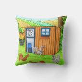 Coussin Hairy Tale Farm - Hairy Roster Tales (Verso)