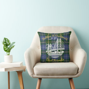 Coussin Halifax et Dartmouth Meilleurs amis Nouvelle-Écoss