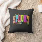 Coussin Halloween à carreaux effrayant (Couverture)