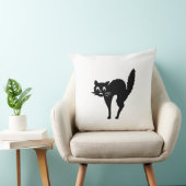 Coussin Halloween chat noir (Chaise)