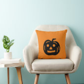 Coussin Halloween citrouille (Chaise)