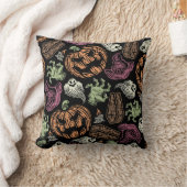 Coussin halloween citrouille king (Couverture)