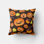 Coussin halloween citrouille king (Verso)
