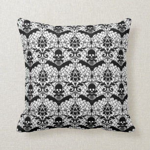 Coussin Halloween Damask