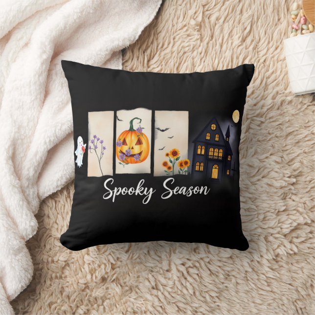 Coussin Halloween de la saison éffrayante (Couverture)