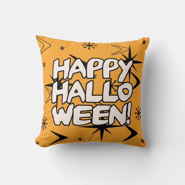 Coussin Halloween de l'ère atomique (Recto)