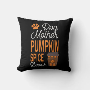 Coussin Halloween Dog Mother and Pumkin Spice Birthday