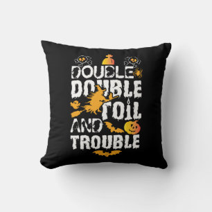 Coussin Halloween Double Huile Et Problème Anniversaire