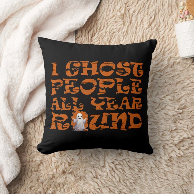 Coussin halloween drôle dire (Couverture)