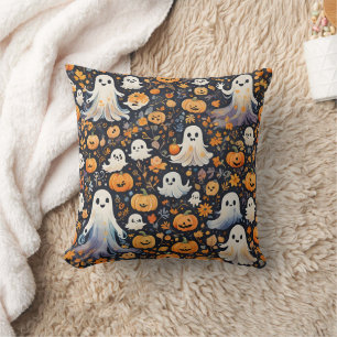 Coussin Halloween éffrayant Cute Fantôme