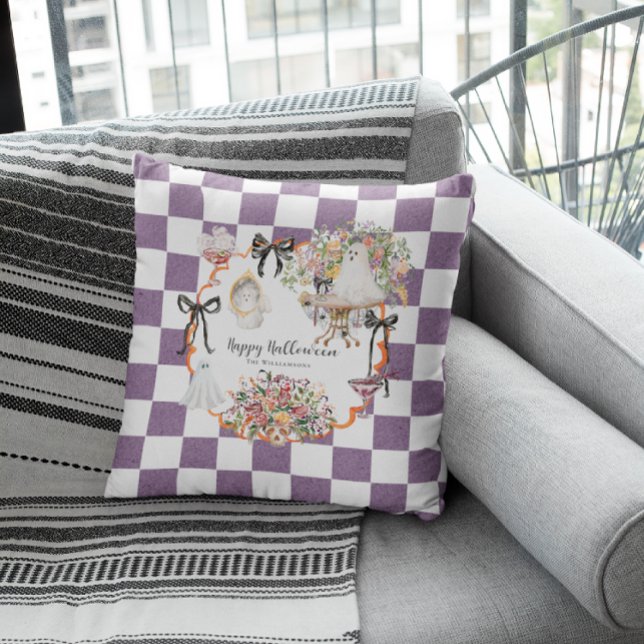 Coussin Halloween Éffrayant vintage (Créateur téléchargé)