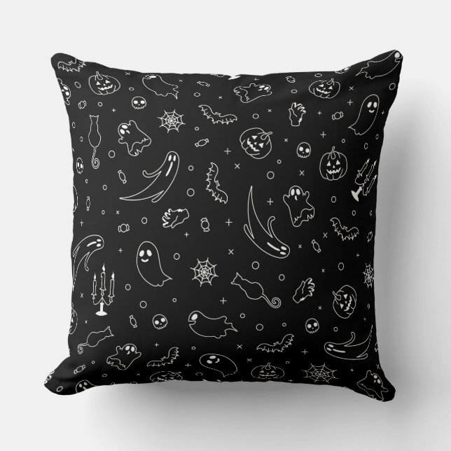 Coussin Halloween enchanté (Recto)