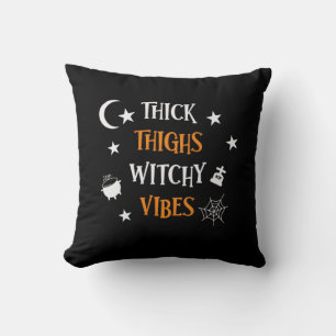 Coussin Halloween Épais cuisses Vibes sorcières Anniversai