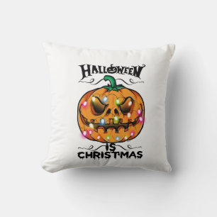 Coussin Halloween est Noël
