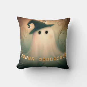 Coussin Halloween/Fantôme/Automne/Ornement capricieux