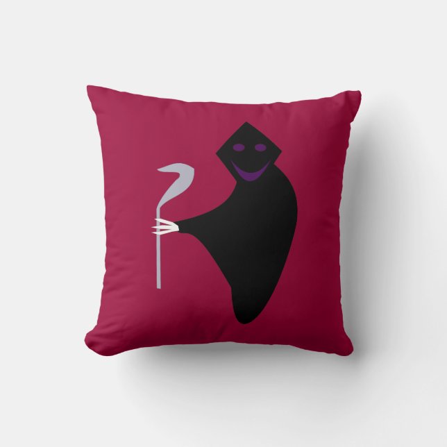 Coussin Halloween Faucheuse (Recto)
