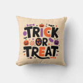 Coussin Halloween - festivités fantomatiques (Recto)