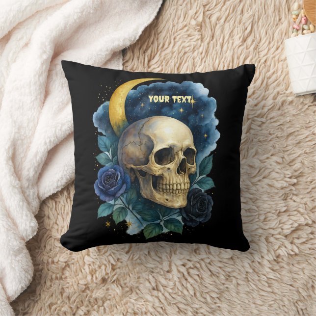 Coussin Halloween Gothique Gothique Halloween Déplaisant (Couverture)