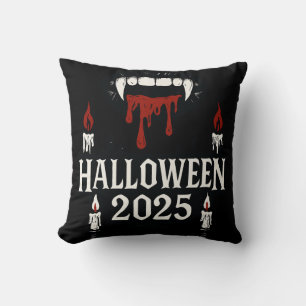 Coussin Halloween gothique Vampire
