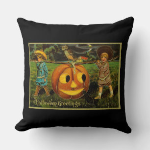 Coussin Halloween Jack-o-Lantern nuit de récolte par les e