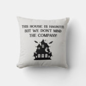 Coussin Halloween joyeuse et drôle Maison hantée (Recto)