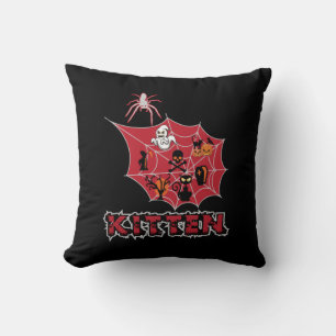 Coussin Halloween Kitten Halloween