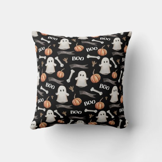 Coussin Halloween noir (Verso)