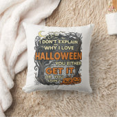 Coussin Halloween Obtenez-le Arbre Épouvantable Citrouille (Couverture)