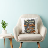 Coussin Halloween Obtenez-le Arbre Épouvantable Citrouille (Chaise)