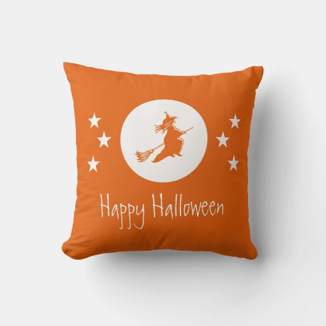 Coussin Halloween, Orange (Recto)