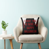 Coussin Halloween pansements vampires et sang (Chaise)